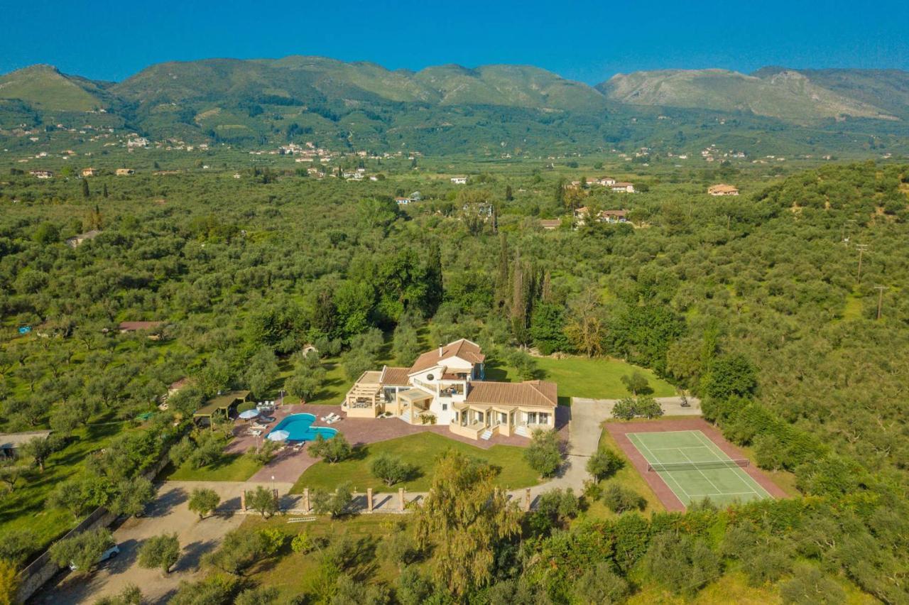 Astarte Villas - Istar Villa With Tennis Court Makhairádhon Exterior foto